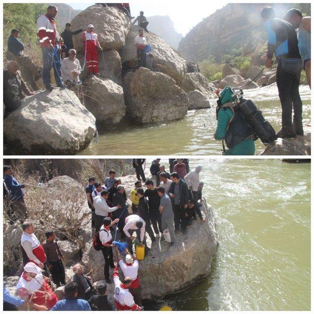 پیکر غرق شده در سیمره پس از هفت شبانه روز پیدا شد
