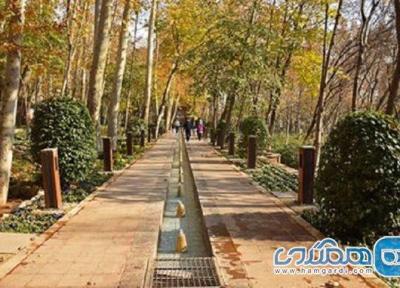 طراحی ویلای کوچک: بوستان باغ ایرانی یکی از دیدنی های زیبای مرکز است