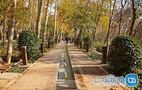 طراحی ویلای کوچک: بوستان باغ ایرانی یکی از دیدنی های زیبای مرکز است